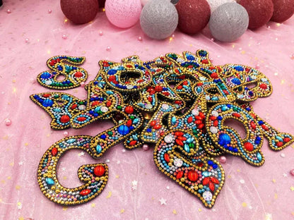 5D Creative Crystal Diamond Painting DIY 26 Letter One-Piece Keychain Pendant/1PC