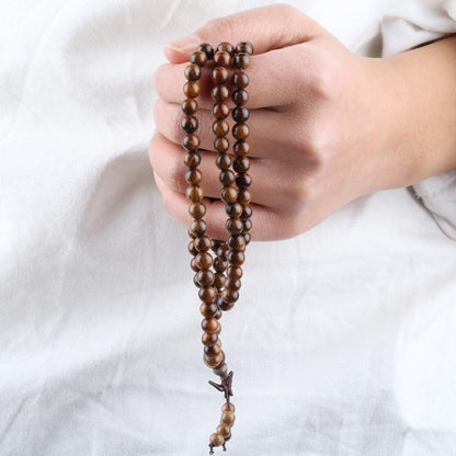 6Mm 108 Tibetan Buddhist Mala Bracelet Natural Beaded Prayer Bead for Women Men