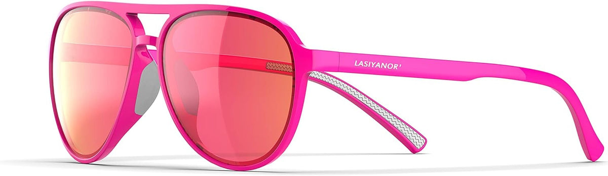 Lightweight TAC Polarized Tinted Classic Vintage Retro 70s Sunglasses, TR-90 Frame for Women Men, UV 400 Protection