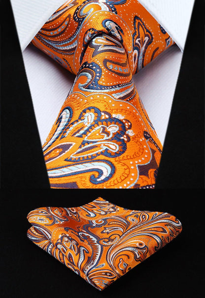 Mens Ties Set 5PCS Collection Tie with Pocket Sqaure Formal Business Necktie Present Box Neckties Set for Men
