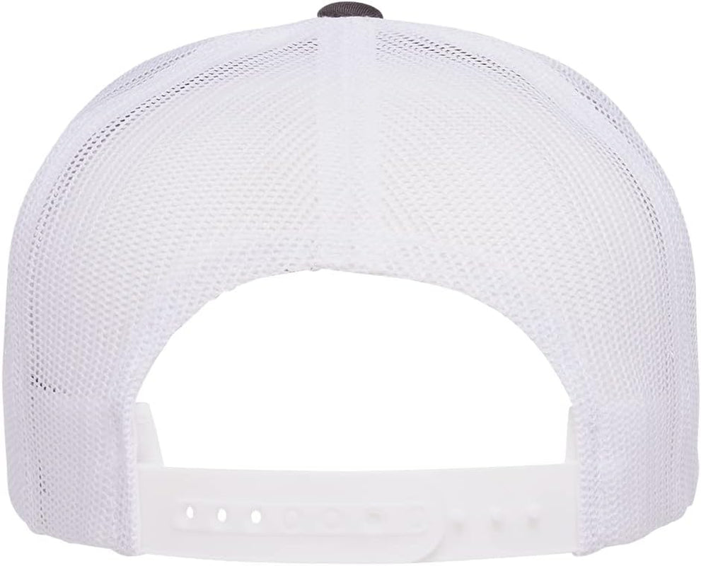 Yupoong 5-Panel YP Classic Trucker Cap | High Profile Flat Visor Snapback | OSFM | Bulk Packs Available