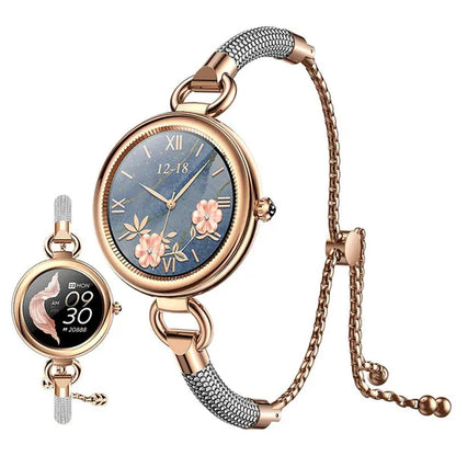 2022 EIGIIS Fashion Smart Watch Full Touch Luxury Smartwatch Women Health Monitor Multi-sports Modes Fitness Bracelet For Ladies