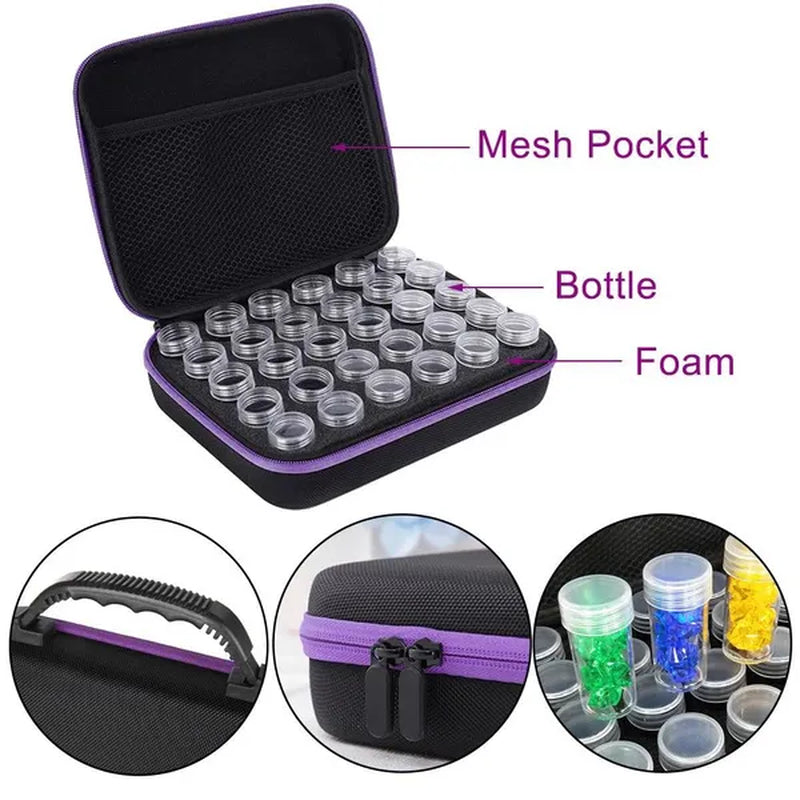 DIY Diamond Painting Accessories 15/30/ 60-slot Diamond Painting Storage Box Tools For Diamond Art Embroidery Bead Storage