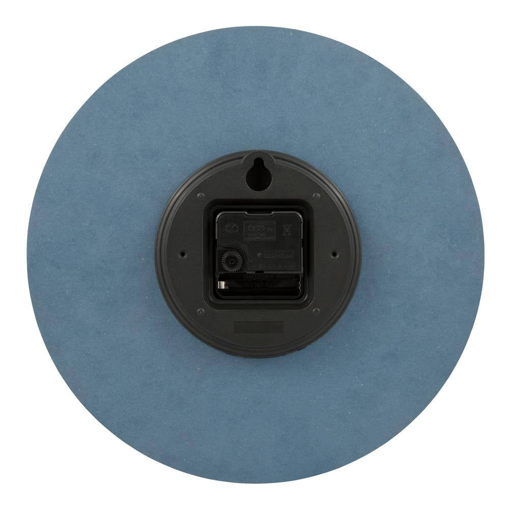 12 In. Blue Tahoe Quartz Analog Wall Clock
