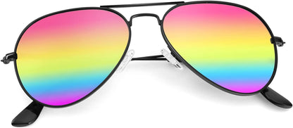 Classic Aviator Sunglasses for Men Women Driving Sun glasses Polarized Lens UV Blocking