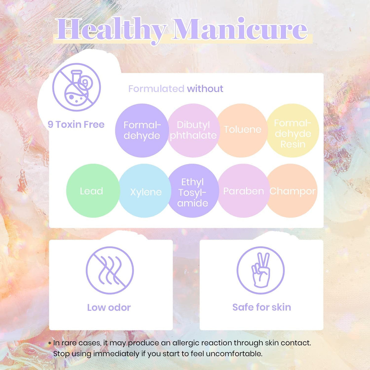 Beetles Pastel Gel Nail Polish,6 Colors Macaron Pink Blue Green Yellow Purple Soft Pastel Gel Polish Soak Off Uv Gel Manicure Spring Gel Polish Nail Art Design DIY Home Salon Gift for Women Girl