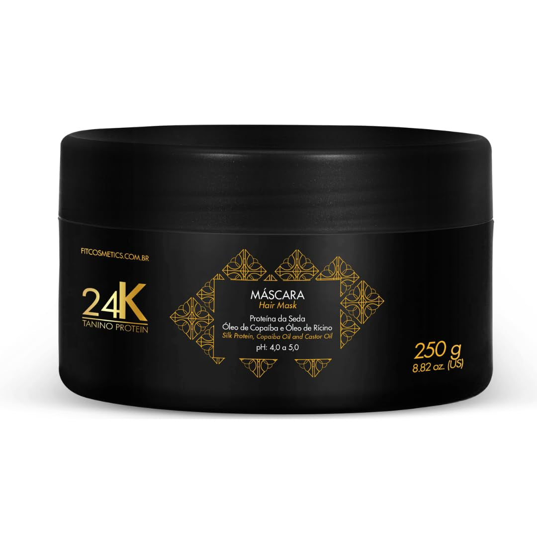 NG De France Vegan Hair Straightening without Formaldehyde Fast Liss Reducer 1000Ml/33.8 Fl.Oz. +  Tanino Protein 24K Vegan Moisturizing Mask 250G/8.82Oz.