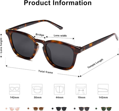 Polarized Sunglasses for Women Men Classic Vintage Style Shades