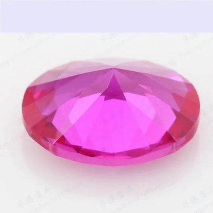 Brilliant Cut AAAAA Red Pink Ruby Pink Sapphire Oval Cut For Making Jewelry Rings