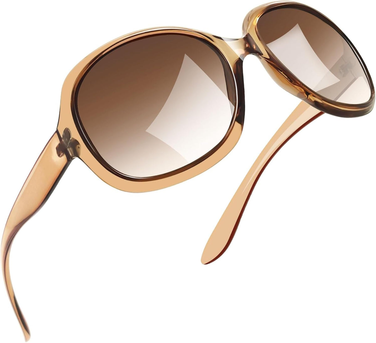 Oversized Sunglasses Womens Trendy Polarized Large Driving Sun Glasses Ladies UV Protective Big Sunnies Shades
