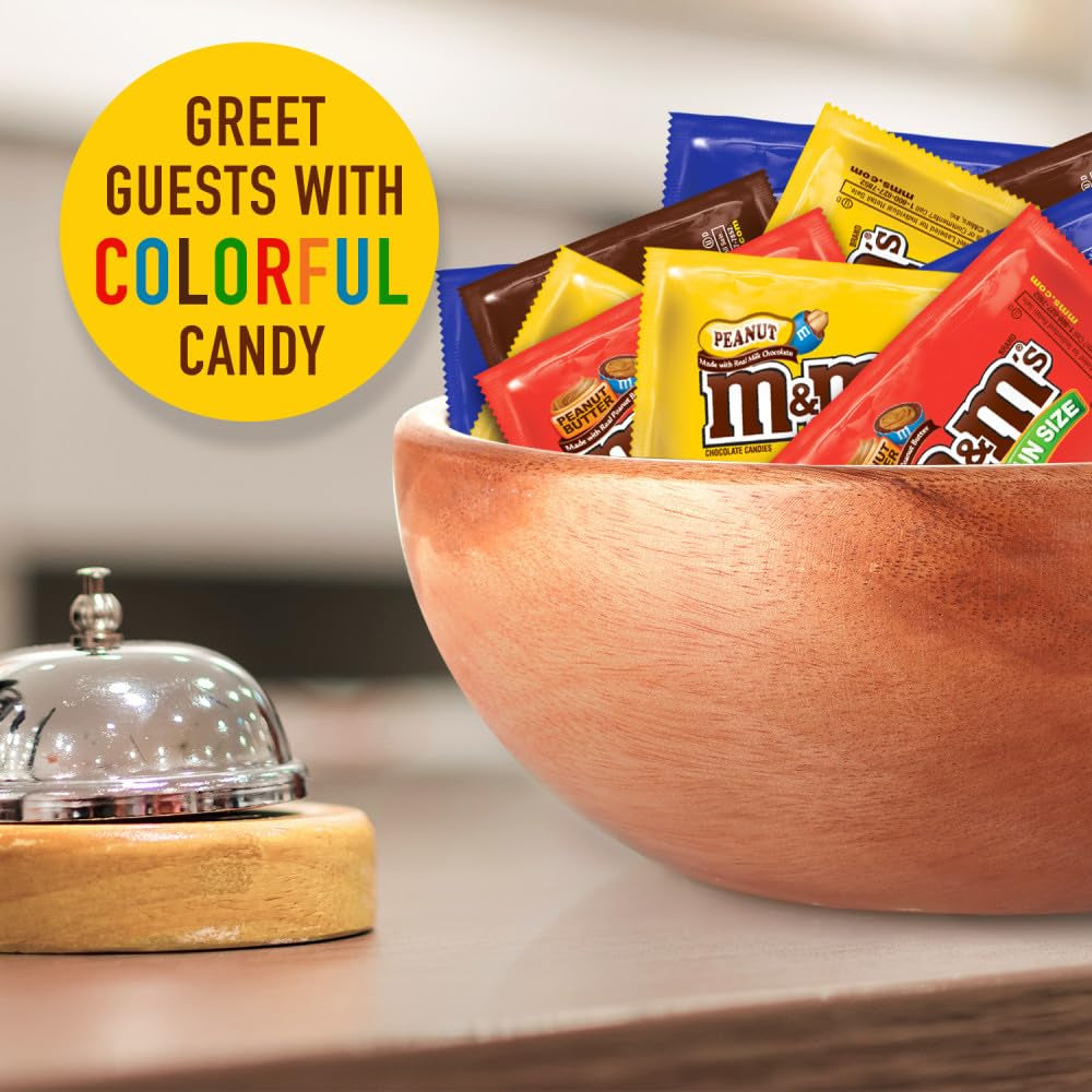 Fun Size Milk Chocolate, Peanut, Peanut Butter & Caramel Candy Variety Pack, 30.35 Oz/55 Ct Bulk Candy Bag