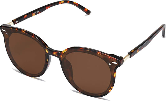 Sunglasses Womens Trendy 2025 Classic round Retro Vintage Shades Large Frame Sunnies SJ2067