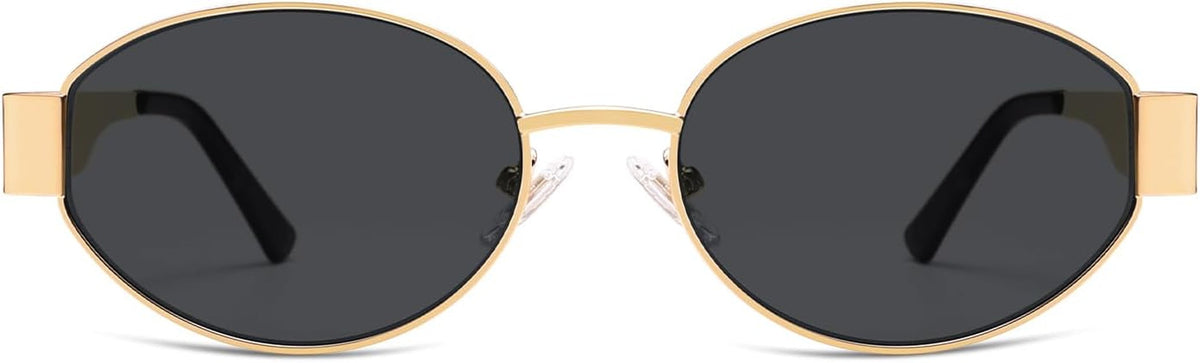 Retro Oval Sunglasses for Women Trendy Sun Glasses Classic Shades UV400 Protection SJ1217