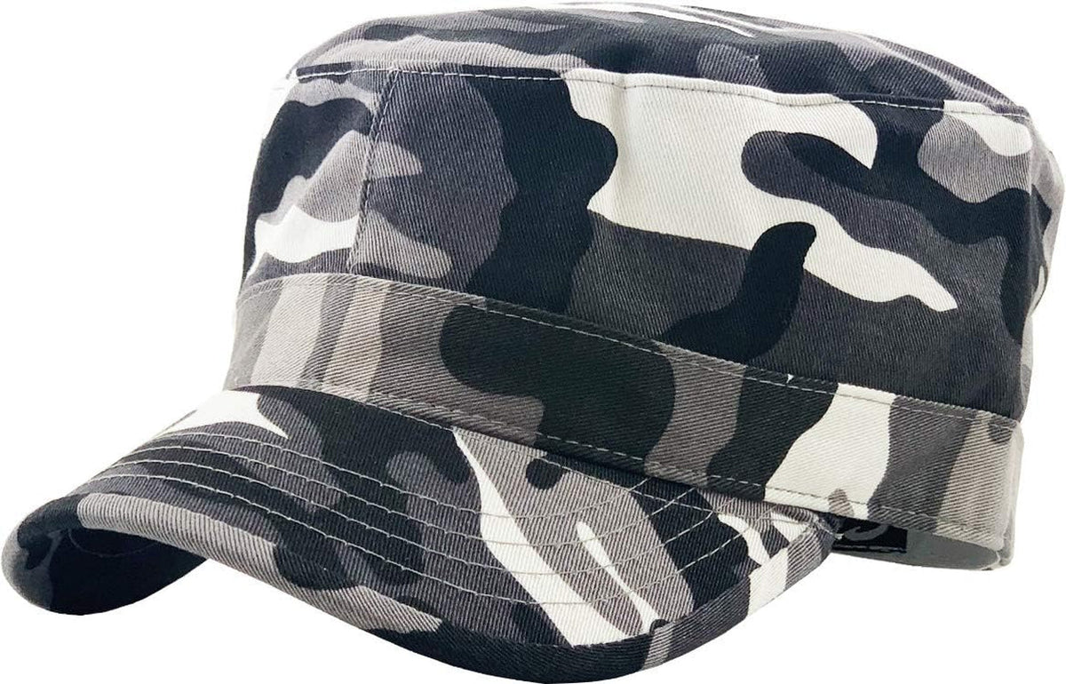 Cadet Army Cap Basic Everyday Military Style Hat (Now with STASH Pocket Version Available)