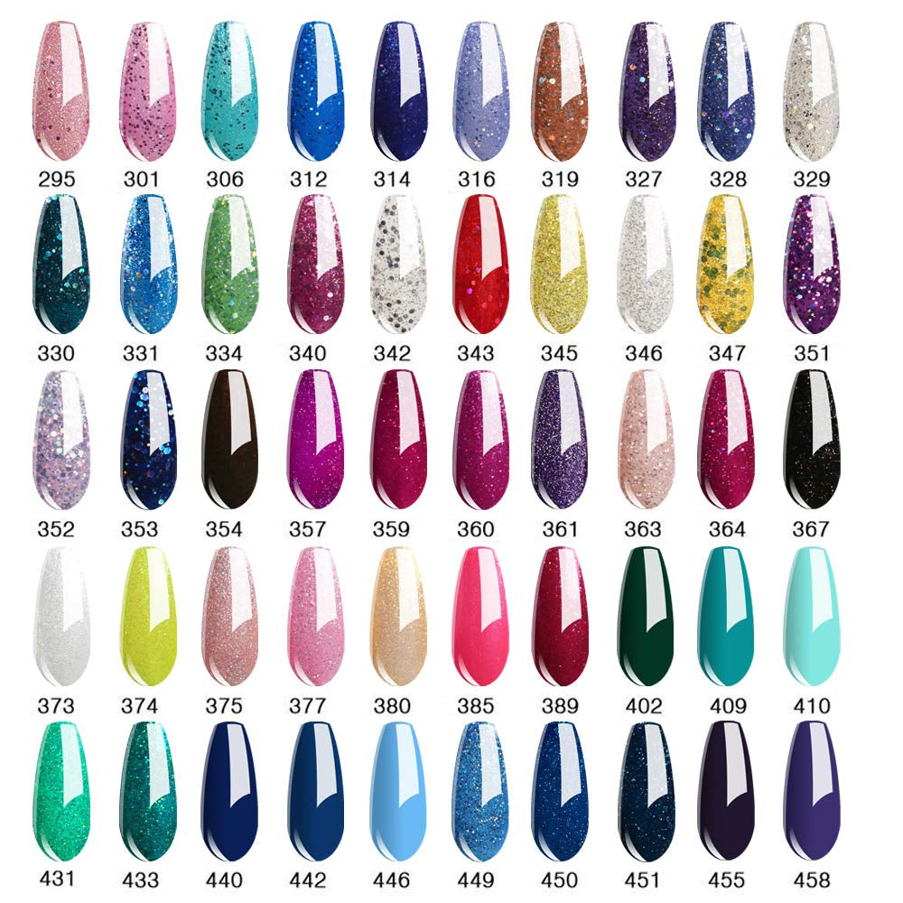 Nail Salon UV Manicure Polish Soak Off Gel Polish Nail Art Glitter White Smoke(788)