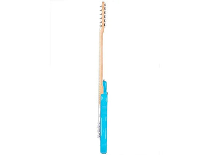 Monoprice Indio Cali Classic Electric Guitar - Blue, With Gig Bag