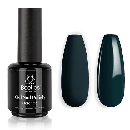 Beetles Gel Nail Polish, 1 Pcs 15ml White Color Soak Off Gel Polish Nail Art Manicure Salon DIY Gel Nail Design Decoration at Home Nail Lamp Needed Nails Minicure Kit Gift
