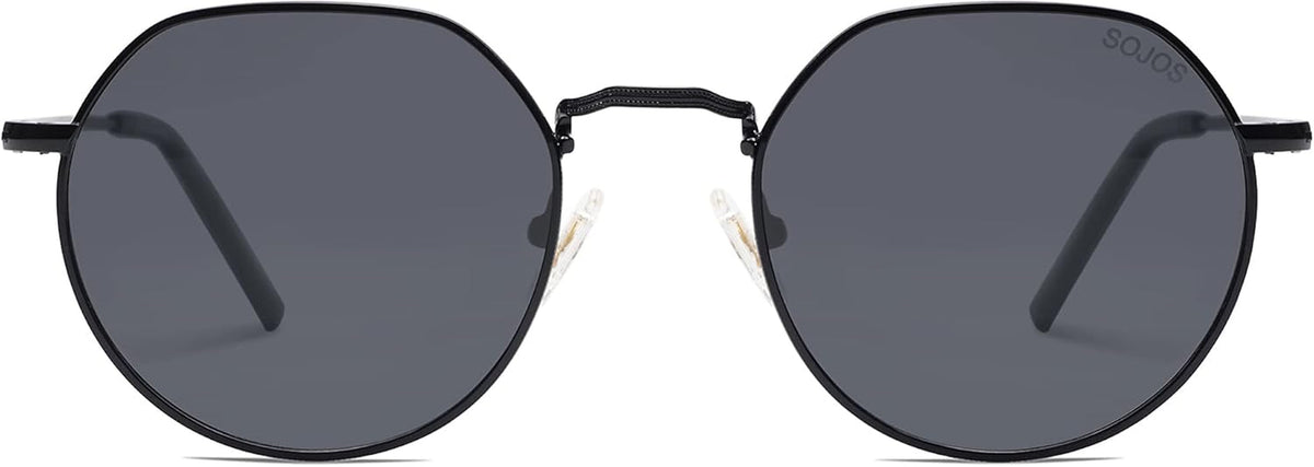 round Polygon Polarized Sunglasses for Women Men Retro Classic Vintage Panto Shades SJ1157