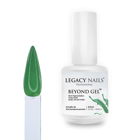 Professional Beyond Gel Soak-Off Nail Gel Polish Full Coverage Highly Pigmented Gel Nail Polish (BEYOND GEL - BEIGE 1/2 OZ)