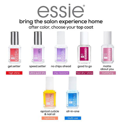 Nail Care, 8-Free Vegan, No Chips Ahead Top Coat, chip-resistant nail polish, 0.46 fl oz