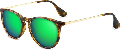 Vintage Round Sunglasses for Women Men Classic Retro Designer Style