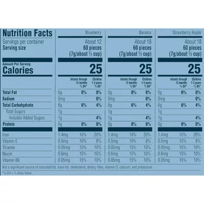Gerber Grain & Grow Cereal Snack Puffs, Variety Pack, 1.48 Oz., 8 Ct.
