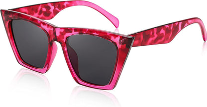 Vintage Square Cat Eye Sunglasses Women Trendy Cateye Sunglasses B2473