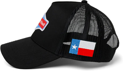 Happy Dad Hats for Men and Women, Available in Trucker Hat, 6 Panel Snapback Hat or Baseball Cap, Holiday & Birthday Gifts