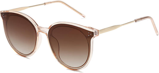 Classic Trendy round Sunglasses Womens Mens Oversized Large Shades UV400 Vacation Sunnies SJ2068