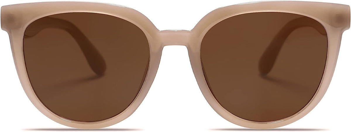Round Polarized Sunglasses for Women Fashion Trendy Style UV Protection Lens Sunnies Sunglasses SJ2175