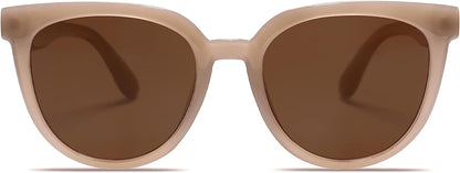 Round Polarized Sunglasses for Women Fashion Trendy Style UV Protection Lens Sunnies Sunglasses SJ2175
