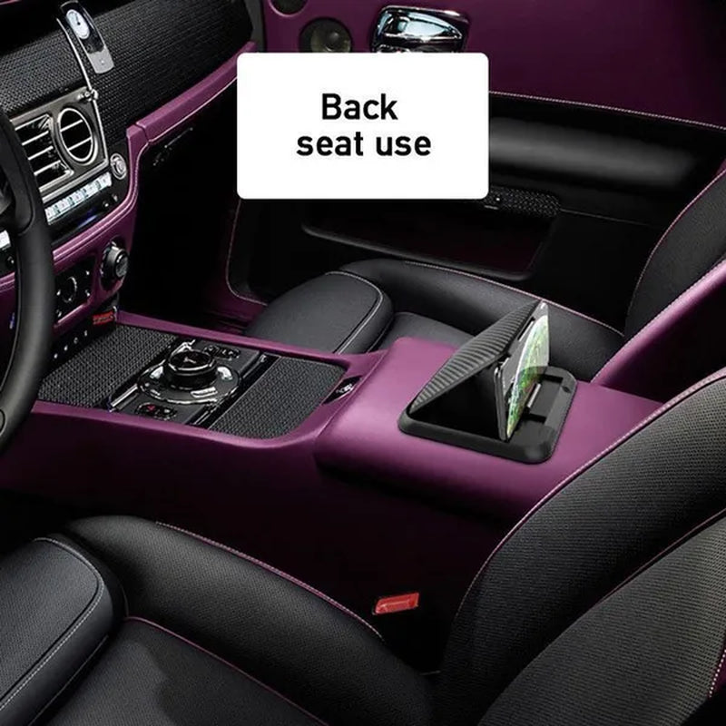 Carbon Fiber Car Phone Holder Dashboard Cell Phone Holder Desktop Mount Support Bracket Universal 3 to 7 Inch Mobile Phone Stand For IPhone XR XS MAX GPS