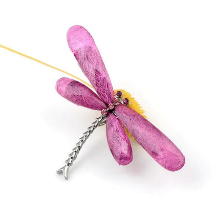 Color dragonfly brooch girl creative bag sweater pin brooches insect holiday gift