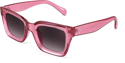 Classic Women Sunglasses Fashion Thick Square Sun Glasses Chunky Frame UV400 B2471