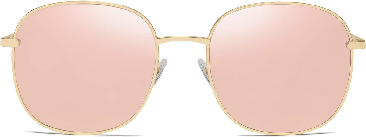Classic Square Sunglasses for Women Men with Spring Hinge Sunnies SJ1137