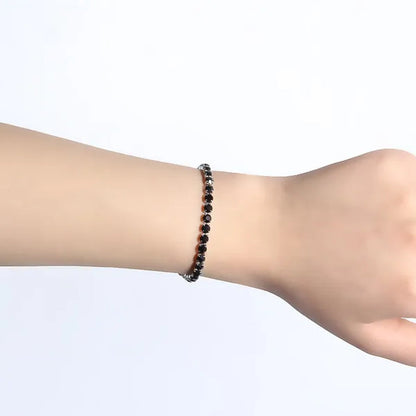 Stainless Steel Bracelets Fashion Gold Silver Color Trendy Women Bracelets Brief Grade Quality Zircon Tennis Chain Bracelets