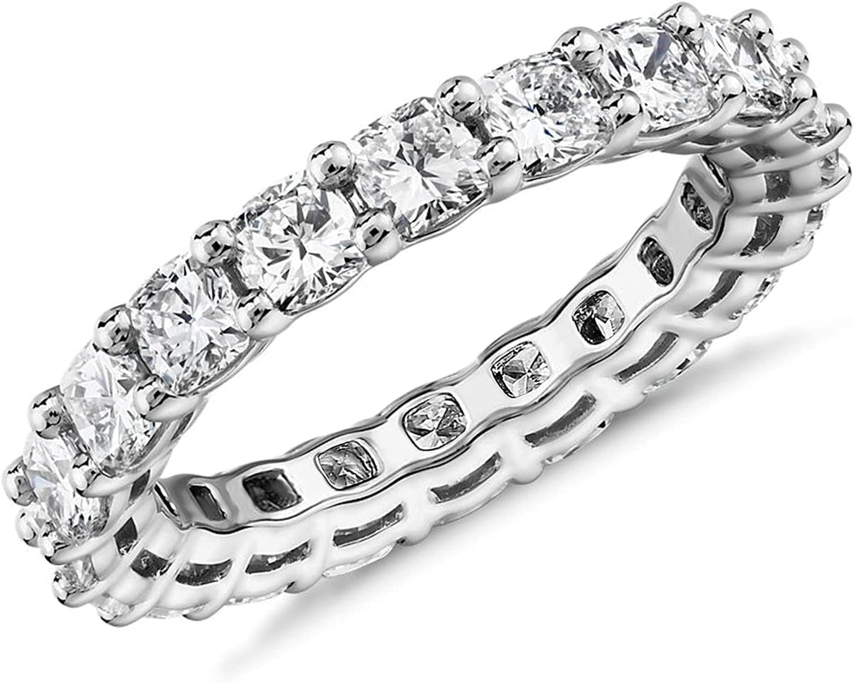 14K Gold Plated Rings with Cubic Zirconia Love - 4Mm Stackable for Women - Gold Rings
