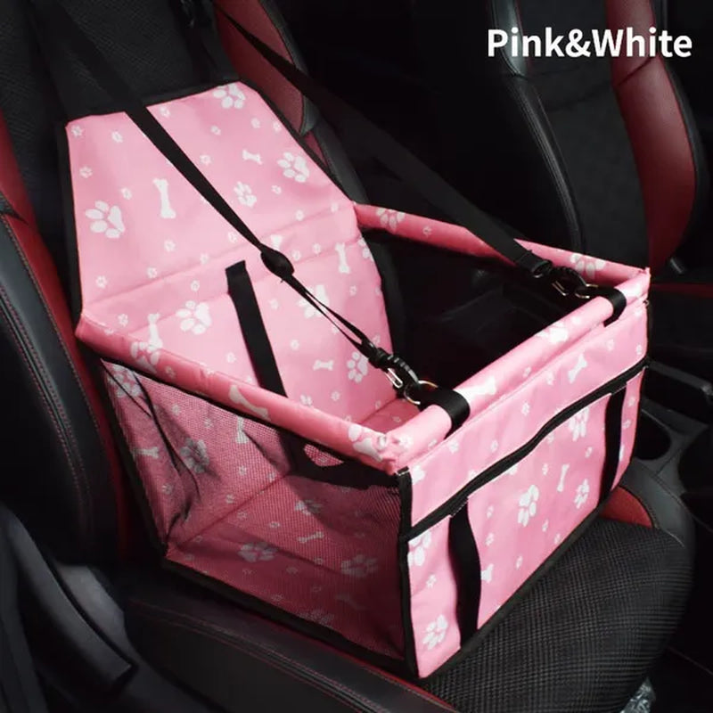 New Waterproof Dog Bag Pet Car Carrier Dog Carry Storage Bag Breathable Net Pet Booster Seat Cover Travel Carrier Bucket Basket 12 Colors