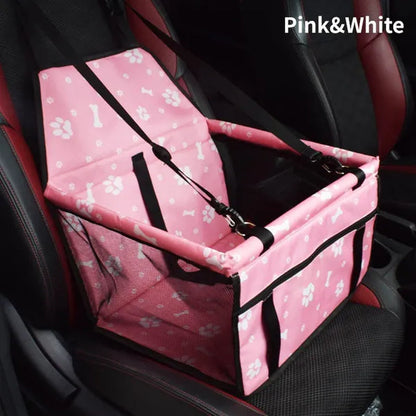 New Waterproof Dog Bag Pet Car Carrier Dog Carry Storage Bag Breathable Net Pet Booster Seat Cover Travel Carrier Bucket Basket 12 Colors