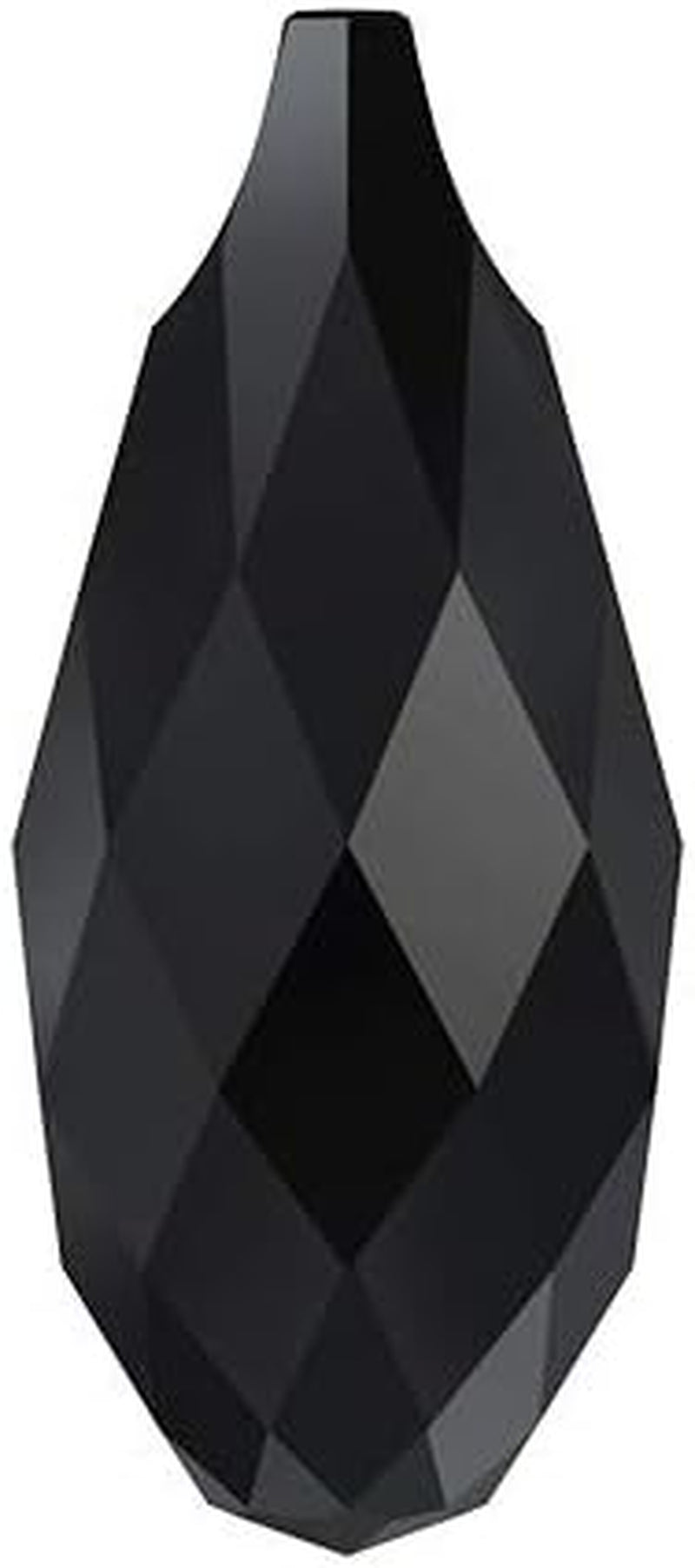 13 X 6.5Mm Austria Crystal 6010 Briolette Pendant by 4-Pcs (Jet)