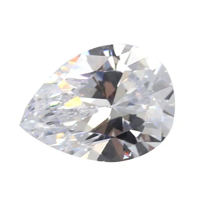 2PC Loose Gemstone Oval Cut Cubic Zirconia Stone Jewelry Production Craft Love Bead Grade VVS 6*8Mm /0.23*0.31Inch
