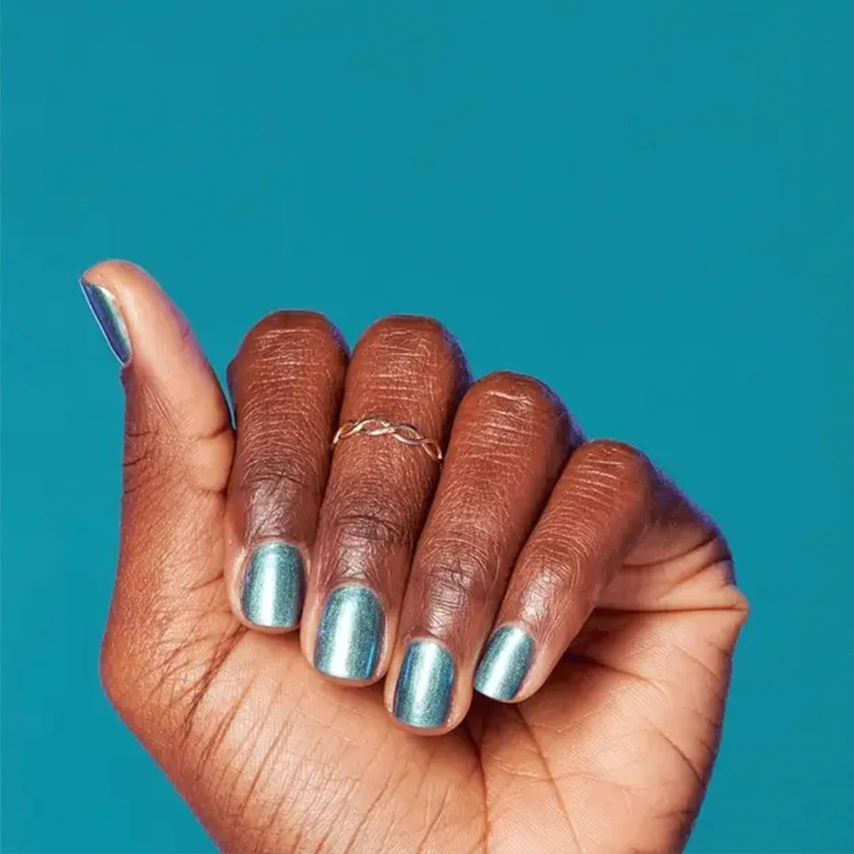 OPI Nail Lacquer, This Color's Making Waves, Blue Nail Polish, Hawaii Collection, 0.5 fl oz