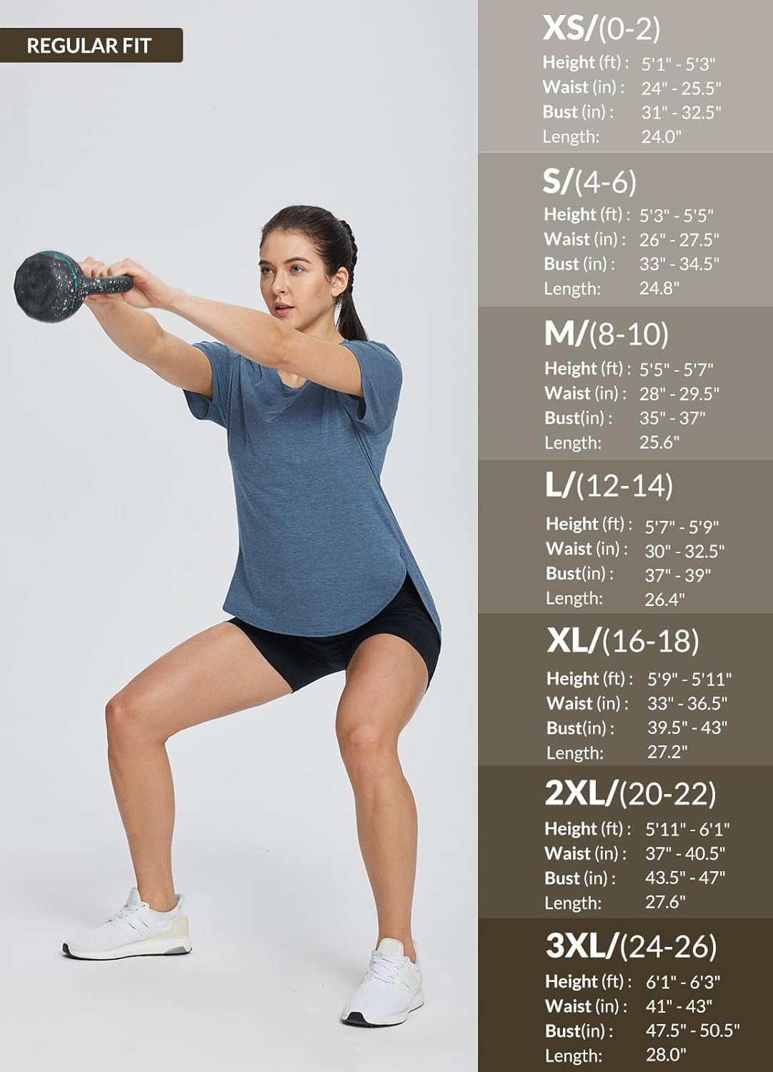 Women'S Short Sleeve Workout Shirts Tops Athletic Yoga Running Shirts Loose Fit with Side Slits Quick Dry T-Shirts