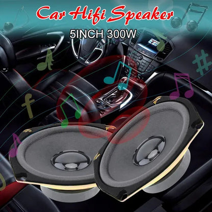 1 Piece 5 Inch 300W Car Coaxial Speaker Car Stereo Surround Loudspeaker