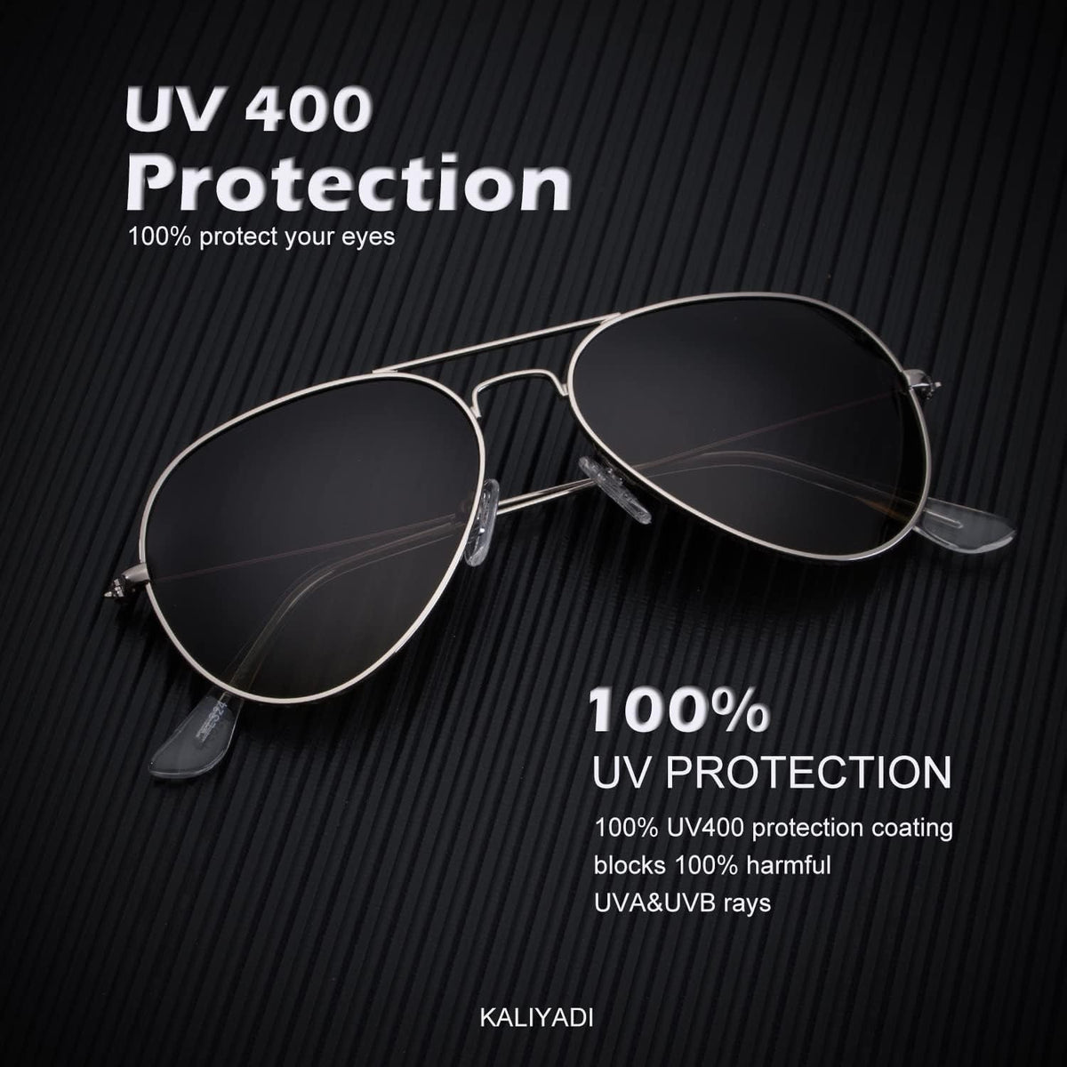 Classic Aviator Sunglasses for Men Women Driving Sun Glasses Polarized Lens UV Blocking