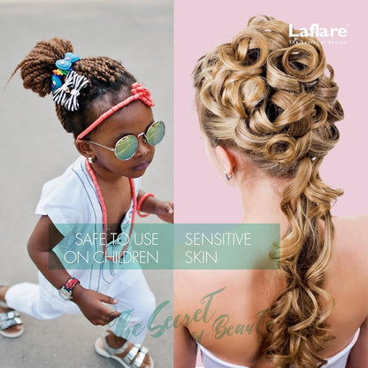 New Travel Size Mousse Foam - Hair Styling, Shine and Volume Mousse for Braid and Locs (Orchid)