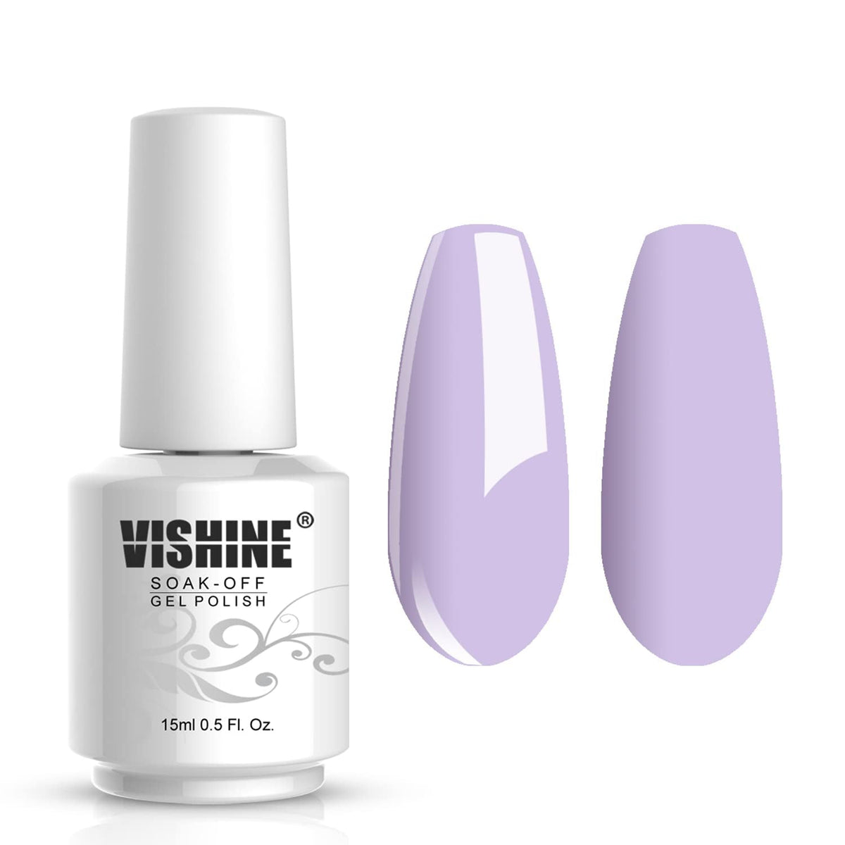 Nail Salon UV Manicure Polish Soak Off Gel Polish Nail Art Glitter White Smoke(788)