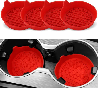 Car Cup Holder Coaster, Silicone Cup Holder Insert, Universal Non-Slip Cup Holders, Car Accessories Interior for Women and Man Interior Sets