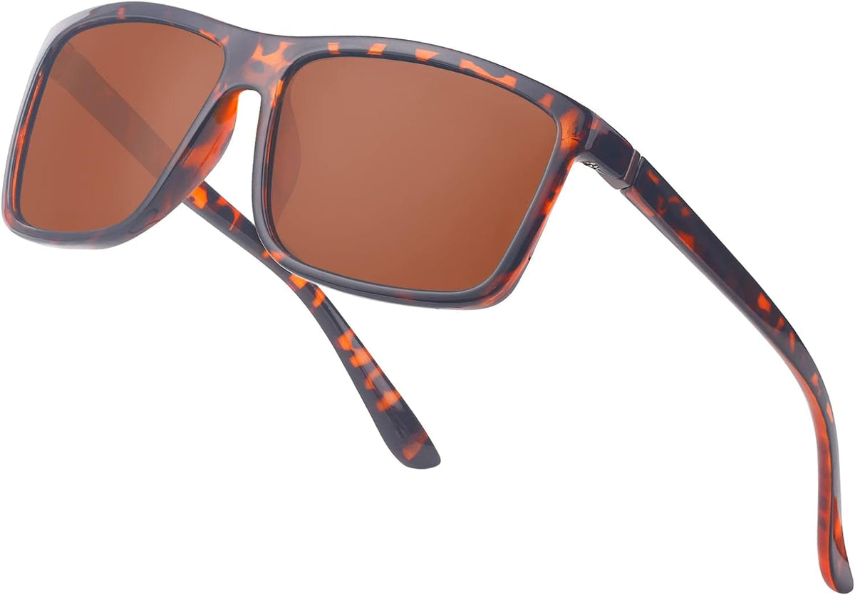 Men's Sports Polarized Sunglasses Square Frame Glasses NP1007