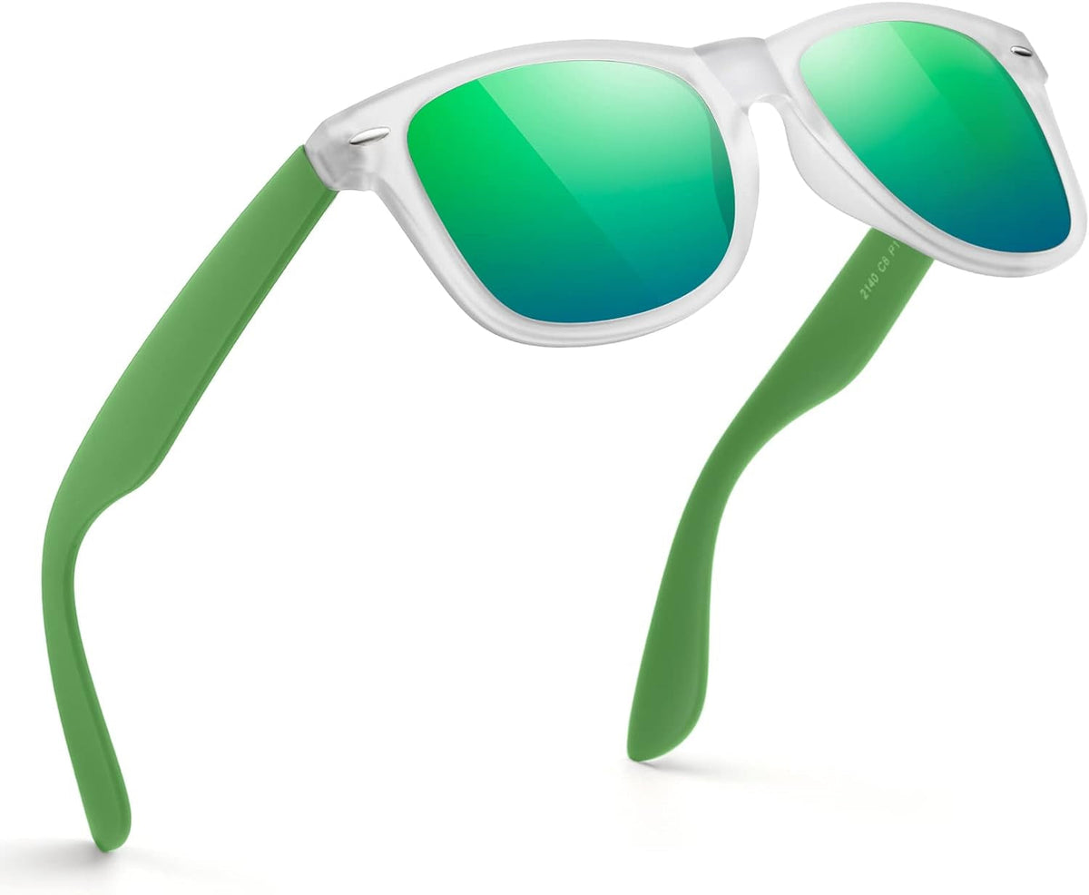 Sunglasses Men Polarized Sunglasses for Mens and Womens,Black Retro Sun Glasses Driving Fishing UV Protection